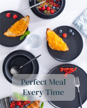 Pure Living Interior Design bowl in matte black for everyday meals.