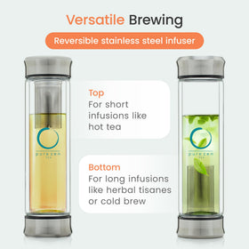 Pure Zen Tea 13-oz Travel Mug perfect all-day hydration companion