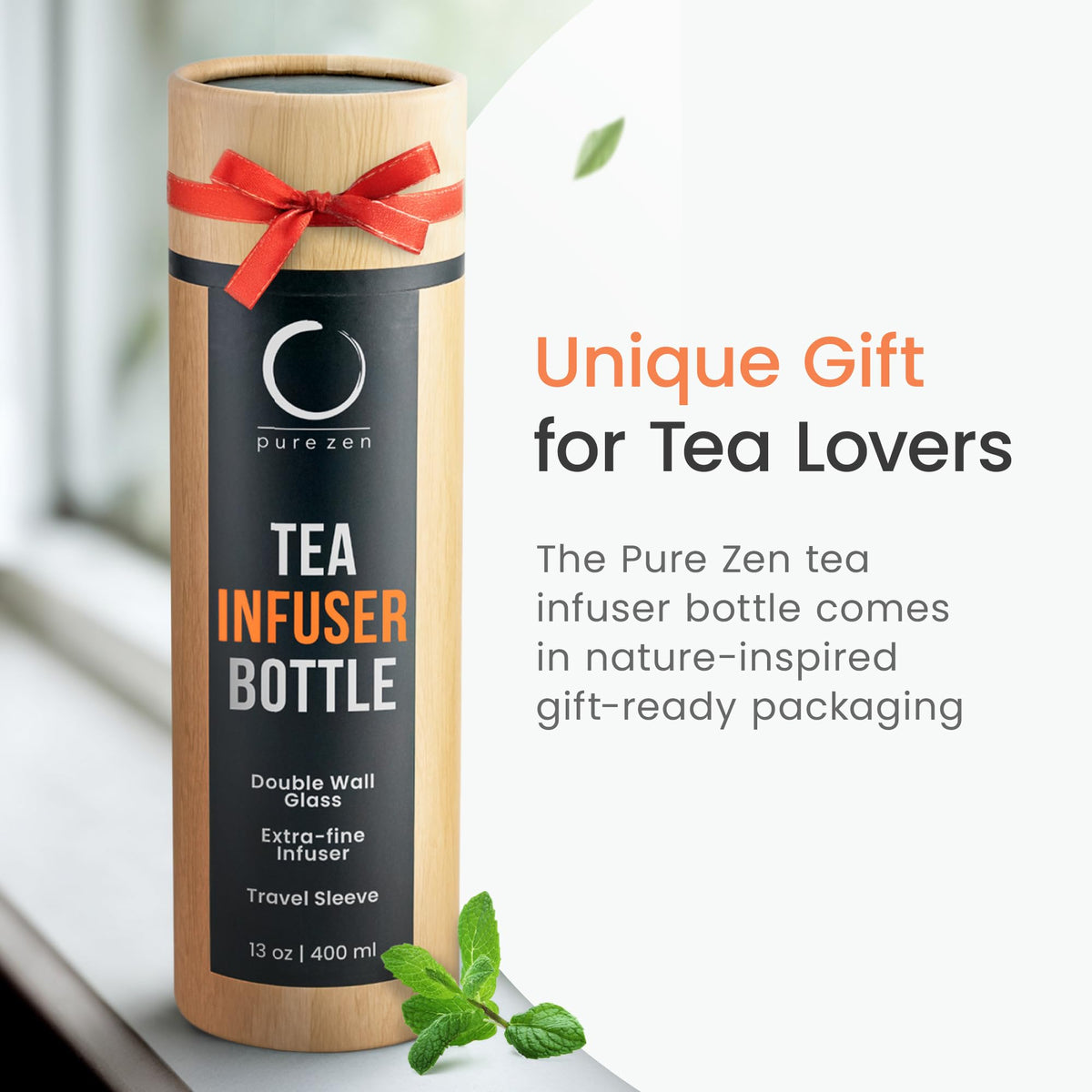 Pure Zen Tea Gift Set packaging makes it ready gift for tea lovers