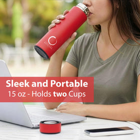 Pure Zen Tea Thermos cold infusion for a refreshing beverage on the go.