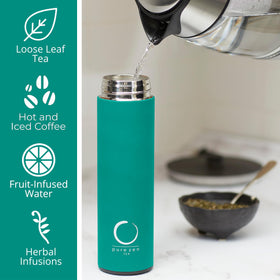 Pure Zen Tea stainless steel resists rust and staining.