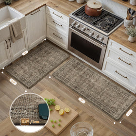 PureCozy stain spill-resistant top mat stays easy to wipe clean