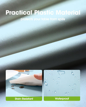 Pureegg 10-pack round tablecloths ready for celebrations.