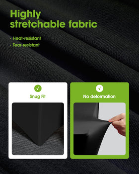 Pureegg 2-pack with elastic edges keeps outdoor tables secure during events.