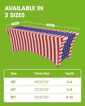 Two-pack Pureegg spandex tablecloths ready for party prep and rotation.