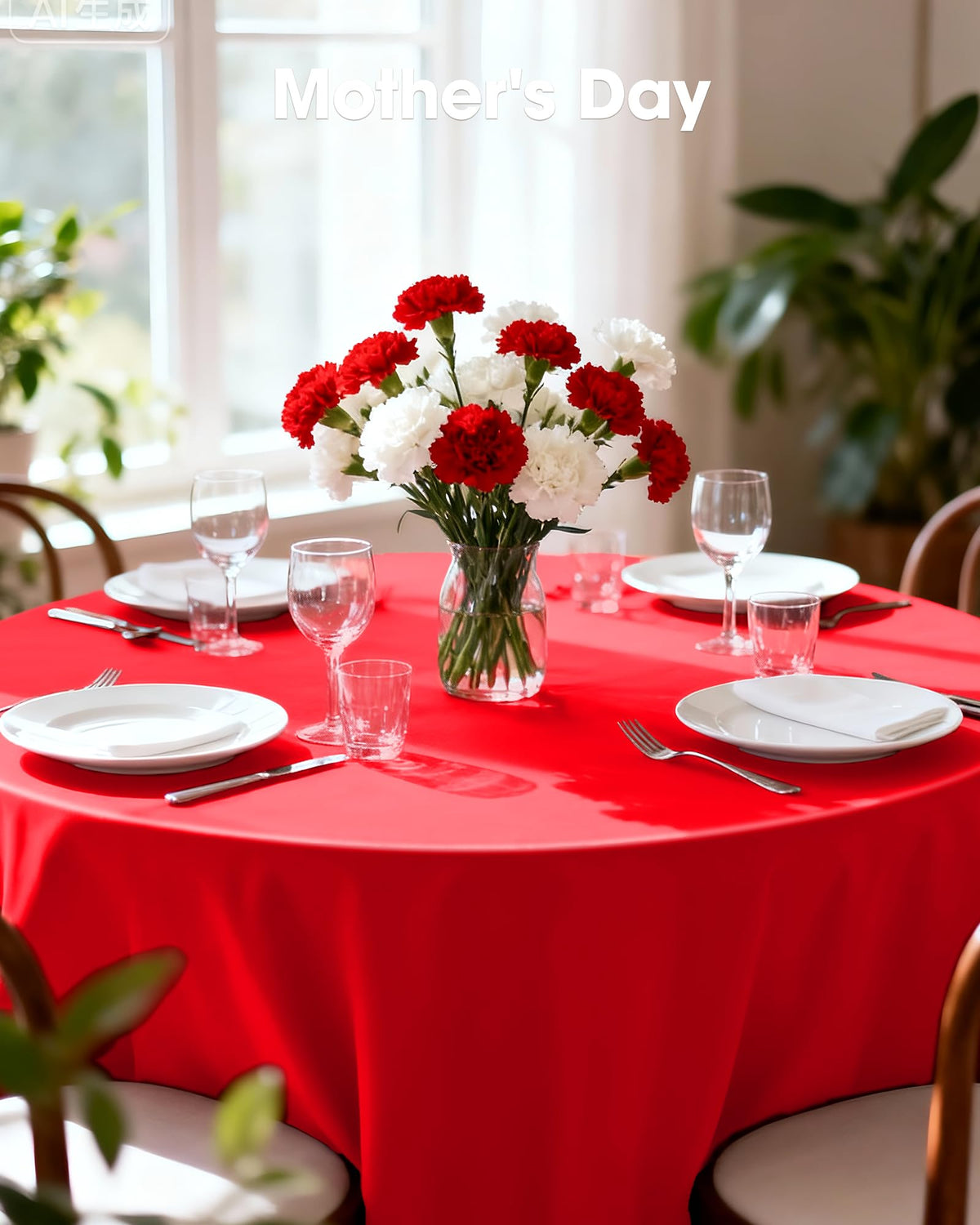 Pureegg budget-friendly party tablecloth with vibrant color options.