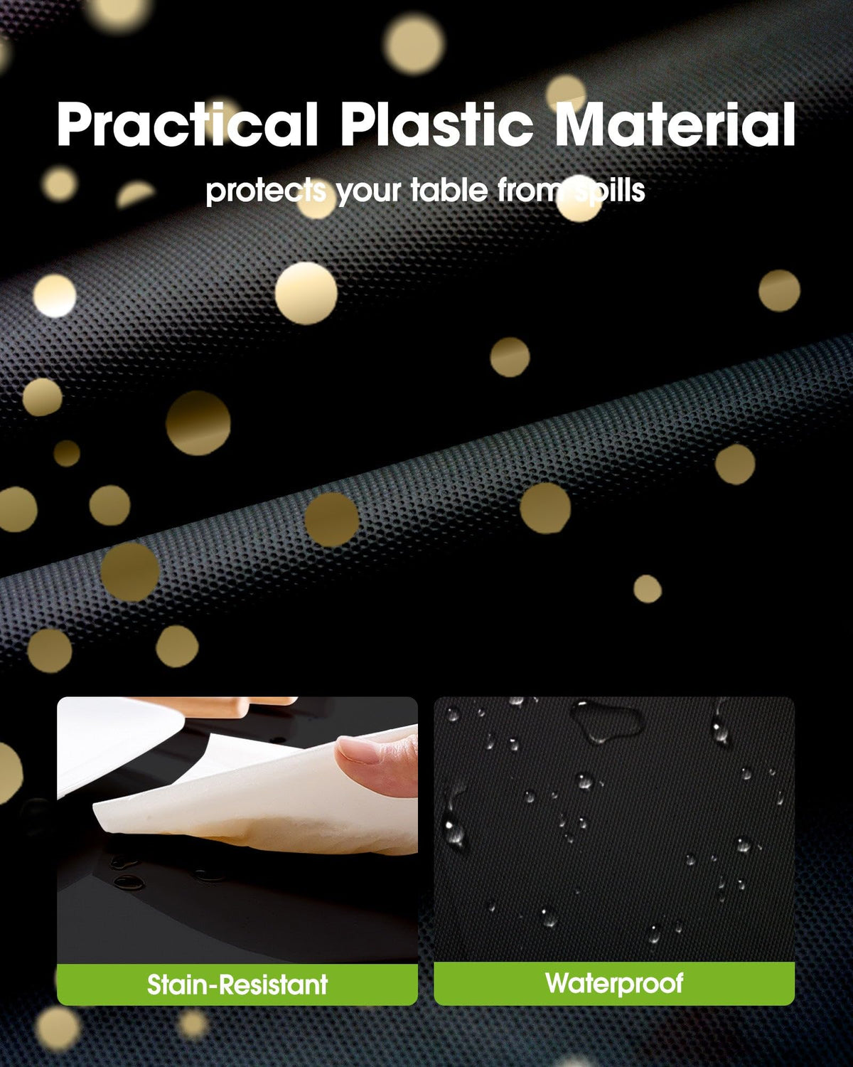 Pureegg disposable tablecloth pack 10 for quick post-party cleanup.