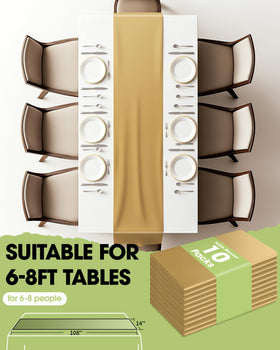 Pureegg gold table runner suitable for wedding decor