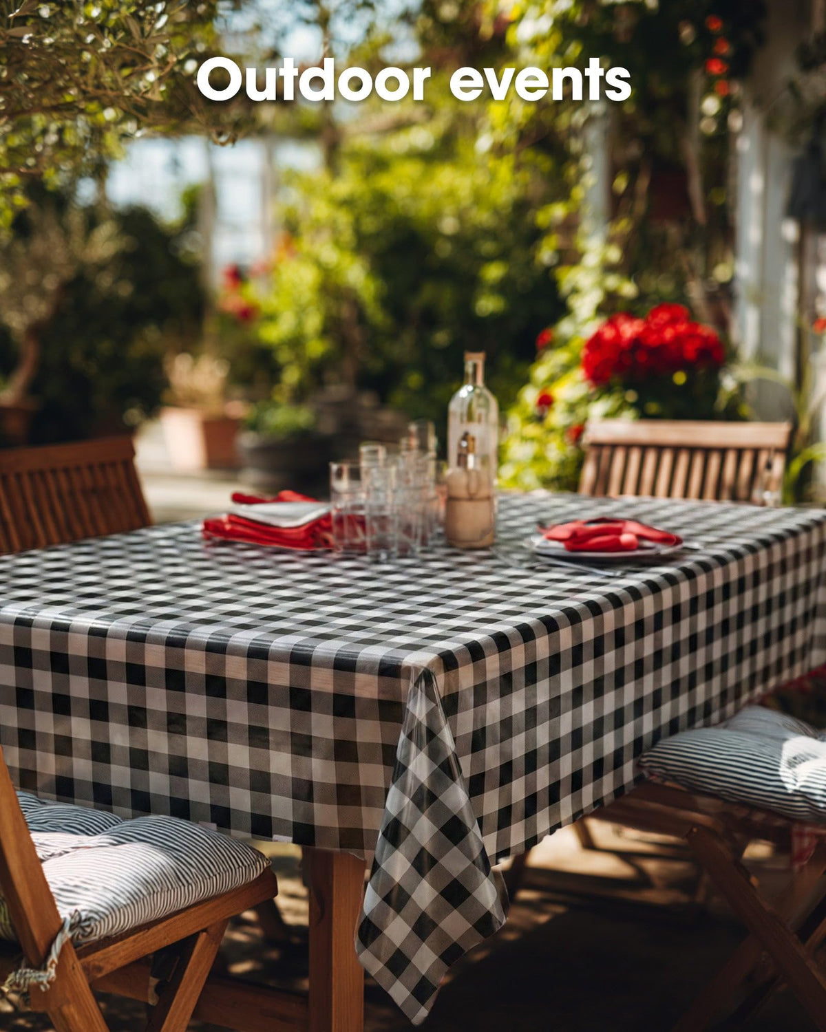 Pureegg sturdy disposable rectangle table cover for gatherings.