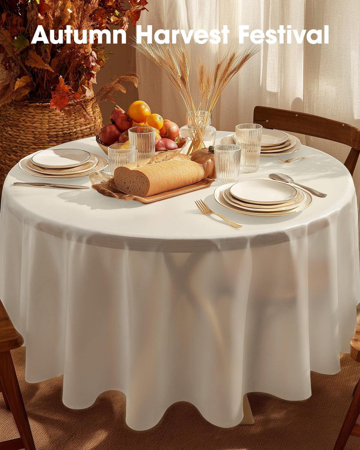 Neutral beige, cream, ivory tones suit weddings and gatherings.