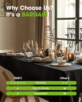 Pureegg outdoor dining setup adds clean, elegant touch outdoors.