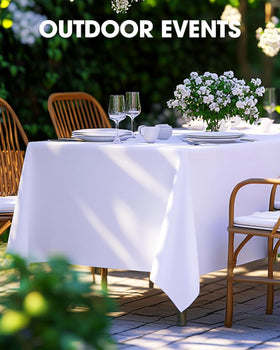 Pureegg rectangle table cloth for picnic dining setup