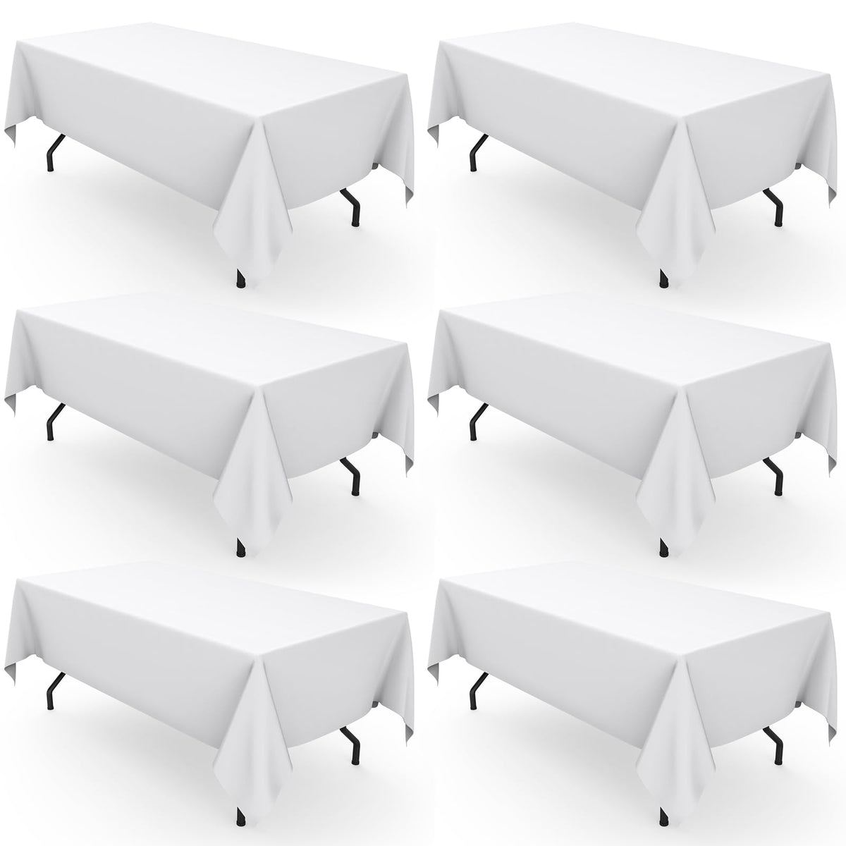 Pureegg rectangle tablecloth close-up fabric texture highlights durability for everyday dining.