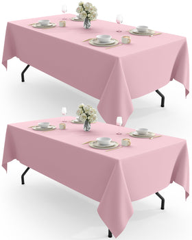 Pureegg rectangle tablecloth 60x102 wrinkles-free for elegant dining