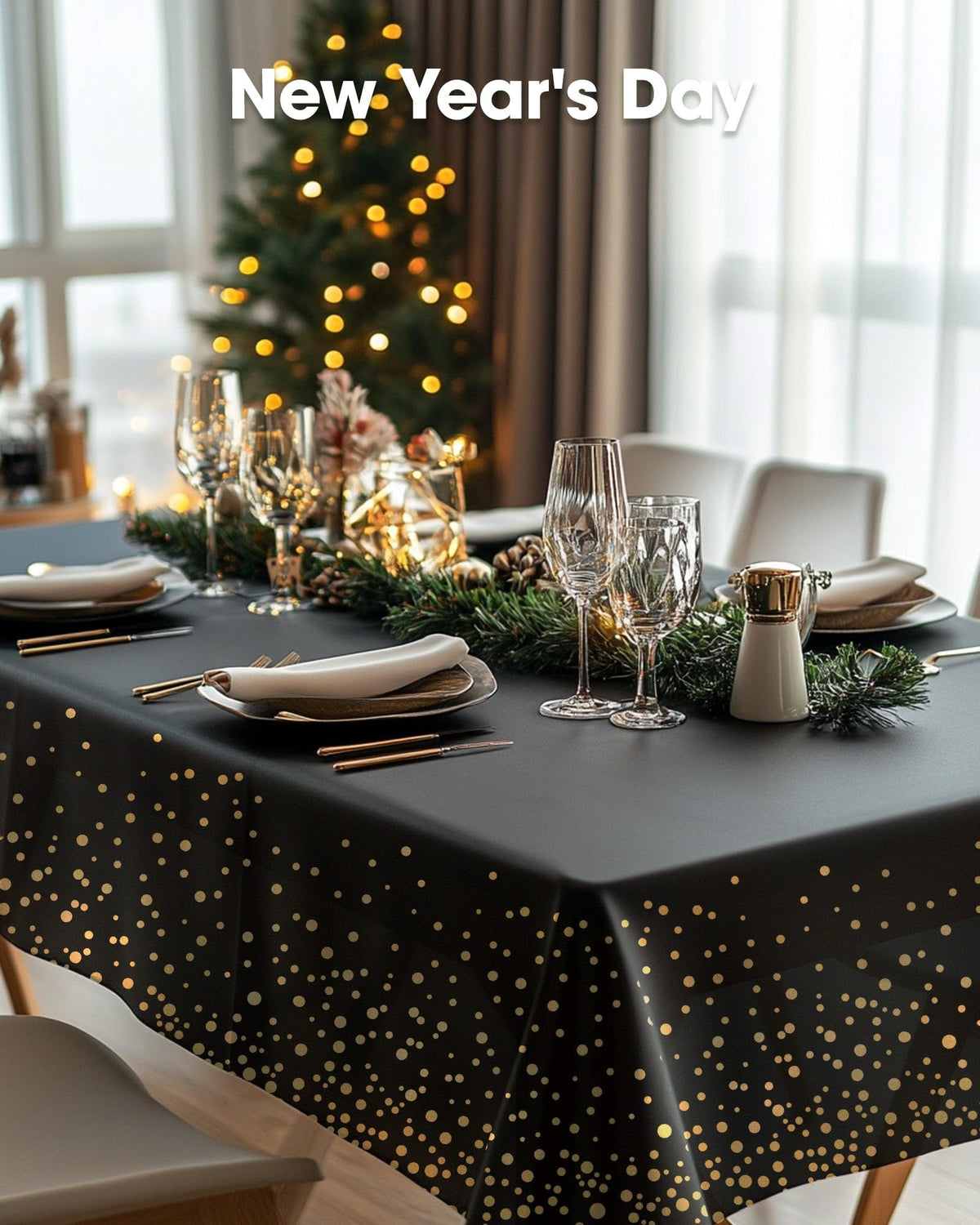 Pureegg tear-resistant tablecloth stays intact during events.