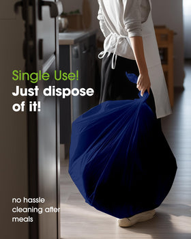 Pureegg tablecloth easy-clean disposable surface for post-event simplicity.