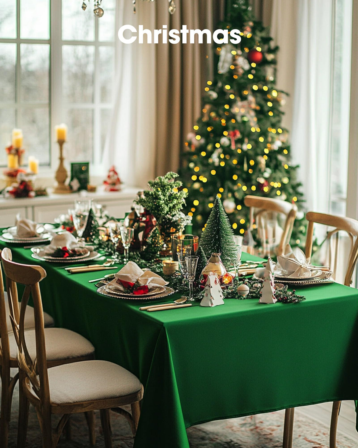 Pureegg easy cleanup after events with disposable tablecloths