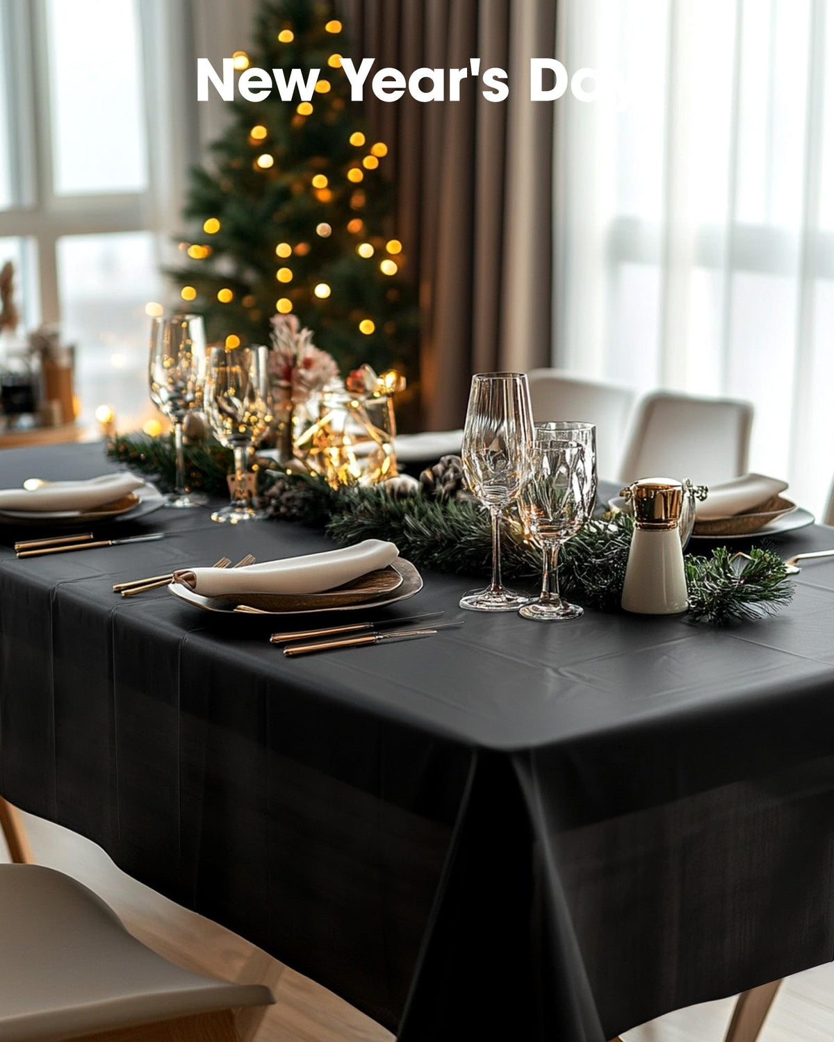 Pureegg tablecloth offers easy cleanup after events