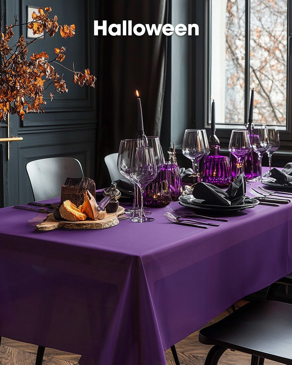 Pureegg tablecloth rectangle coverage for kitchen and dining events.