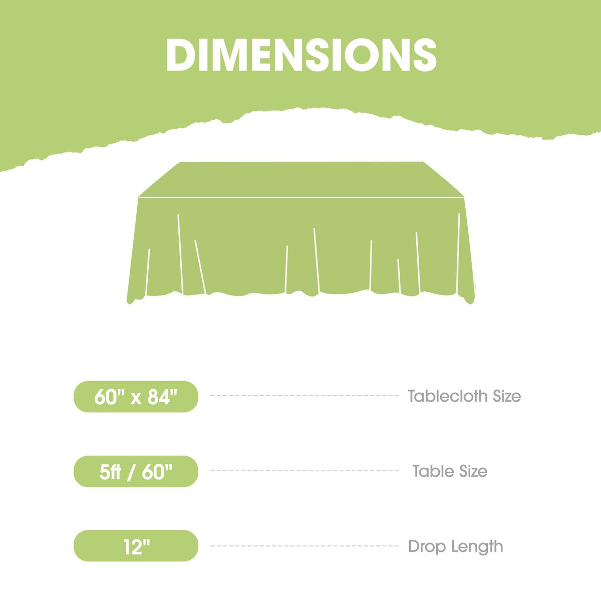 Pureegg tablecloth suitable for outdoor weddings and picnics with versatile color options