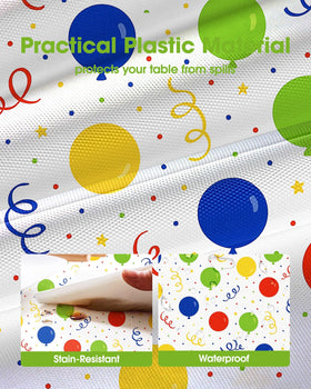Pureegg waterproof tablecloth protects surfaces during meals and cleanup.