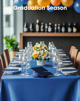 Pureegg Thanksgiving and Veterans Day tablecloth creates festive ambiance.