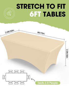 Pureegg tablecloth shows twin-needle stitching for durability at edges