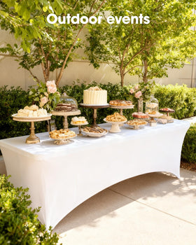 Pureegg wedding banquet setup with crisp, professional table presentation
