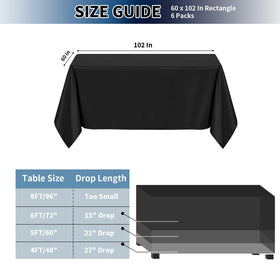 Versatile PureFit tablecloths for weddings, banquets, parties, and casual events.
