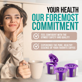 PureHQ reusable K Cup for K-Classic durable stainless steel visual