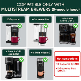 PUREHQ reusable K cup slim multistream 4-pack compact and economical