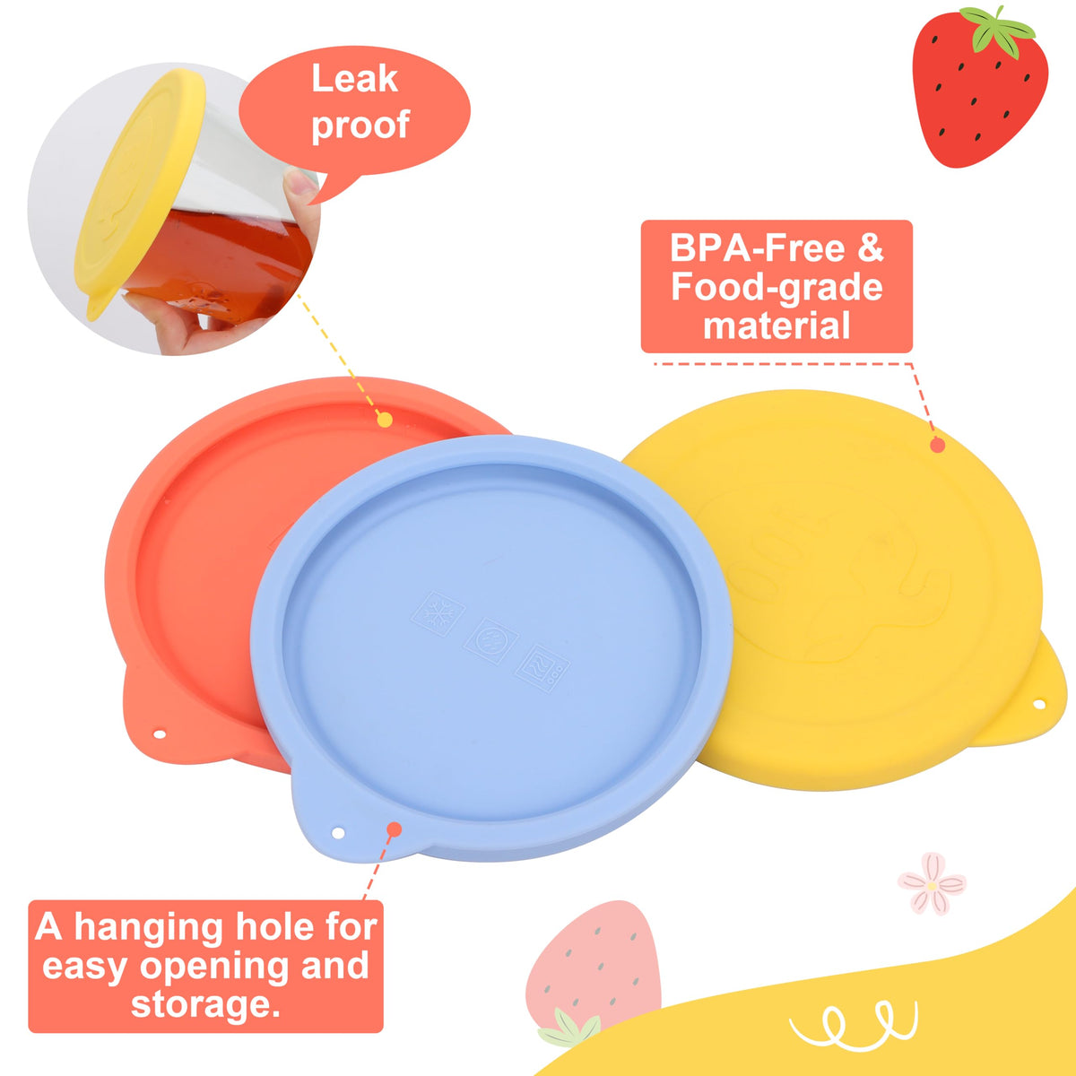 Purekra lid edge design eases opening and closing of Weck jars.