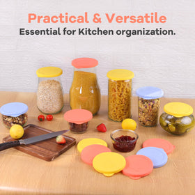 Purekra leak-proof lid helps prevent spills during transport of Weck jars.