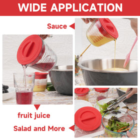 Purekra silicone lids are freezer-safe for preserving leftovers
