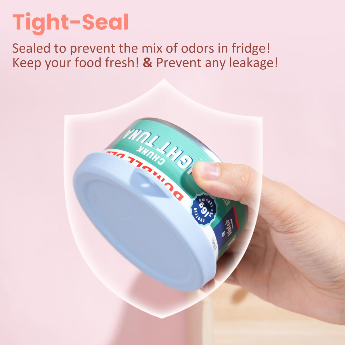 Purekra silicone can lid 4inch sealing a large can securely
