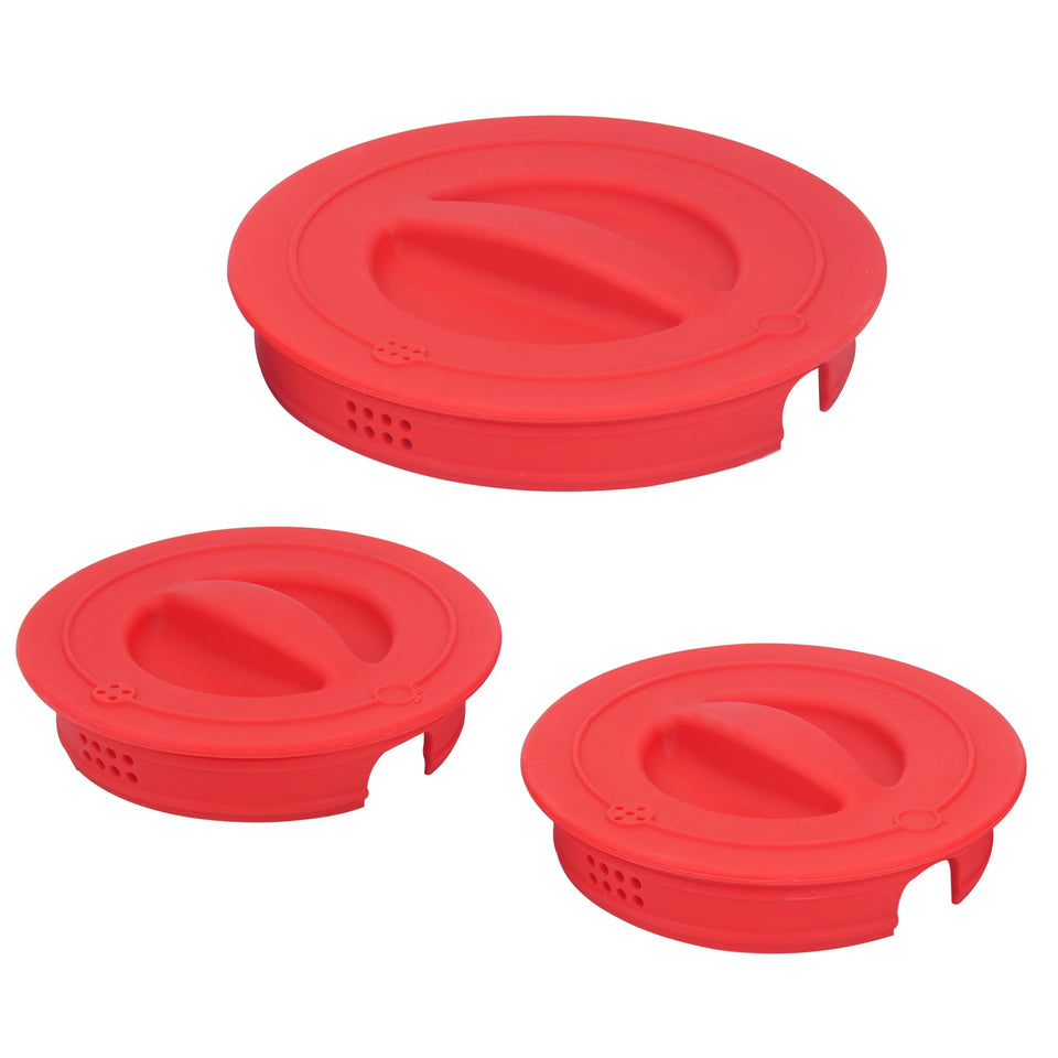Purekra silicone lid fits 1-cup Pyrex for spill-free storage