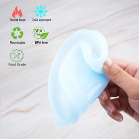 Purekra silicone lid for Corelle 18-oz bowl, dishwasher-safe convenience.