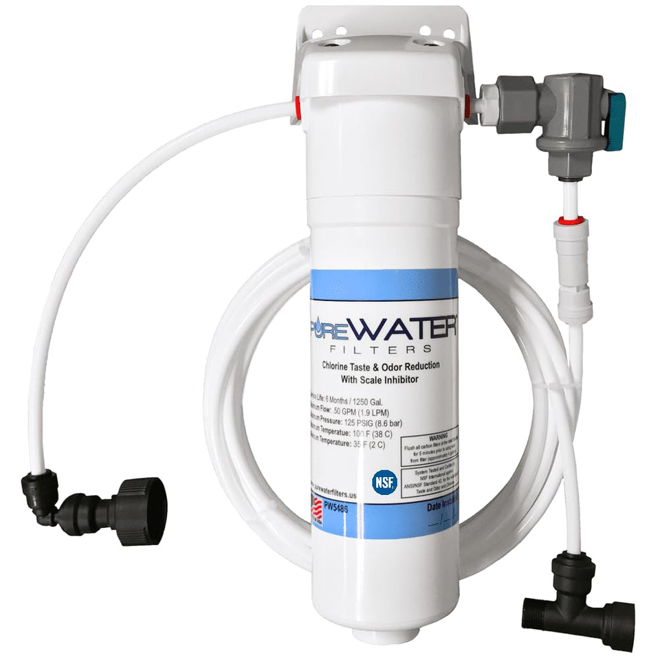 PureWater Kq8 kit contents ready for easy installation.