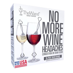 PureWine The Wand wine purifier packaging shown for easy gifting and travel.