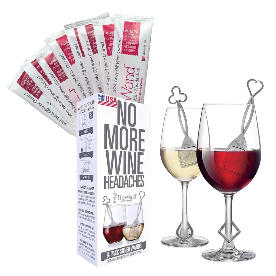 PureWine The Wand purifies wine for a smoother pour.
