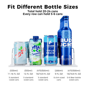 Puricon drink organizer interior dividers show adjustable width