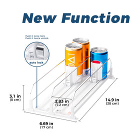 Puricon spring-loaded pusher promotes smooth forward glide for easy access.