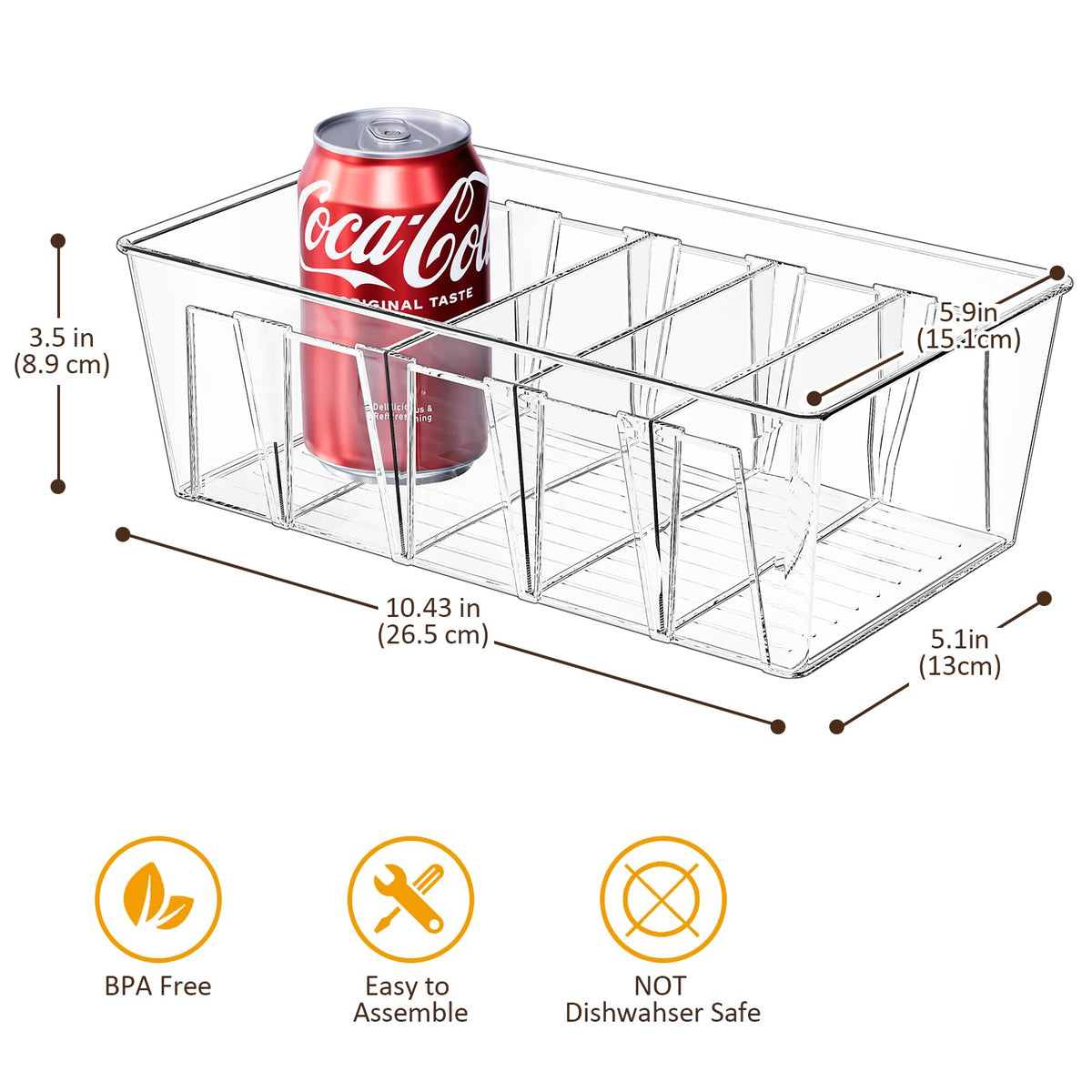 Puricon kitchen pantry organizer helps store dry foods and snacks neatly