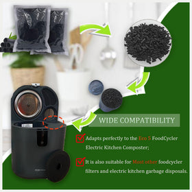 PurifyLogix charcoal granules close-up highlight porous material for absorption and freshness.