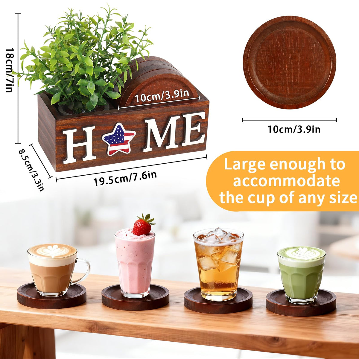 PurpleSwan green plant decor adds fresh charm while protecting surfaces.