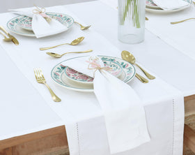 PurpleEssences cotton napkins with hemstitch detail for everyday use