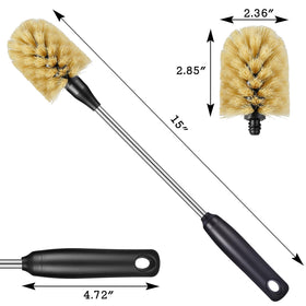 Purtribe soft-grip handle remains comfortable when wet during cleaning