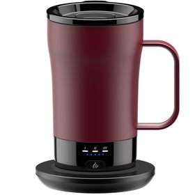 PUSEE self-heating mug front view for on-the-go enjoyment