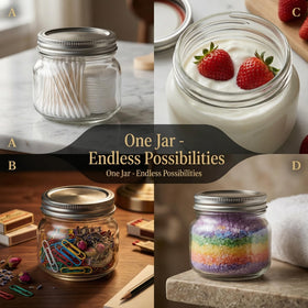 PUSKMAY 12-pack includes writable labels for quick pantry organization