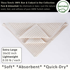 Puskul 32x16 inch towels are large and versatile for kitchen drying.